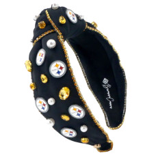 Pittsburgh Steelers Brianna Cannon Logo Headband Pittsburgh Steelers Brianna Cannon Logo Headband