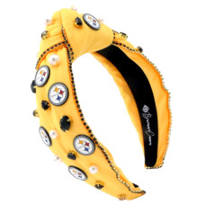 Pittsburgh Steelers Brianna Cannon Logo Headband Pittsburgh Steelers Brianna Cannon Logo Headband