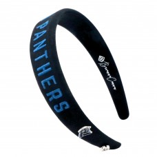 Carolina Panthers Brianna Cannon Thin Embroidered Headband