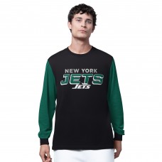 New York Jets Starter Black Thursday Night Gridiron Long Sleeve T-Shirt New York Jets Starter Black Thursday Night Gridiron Long Sleeve T-Shirt