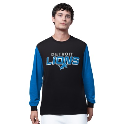 Футболка с длинным рукавом Detroit Lions Starter Black Thursday Night Gridiron