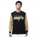 New Orleans Saints Starter Black Thursday Night Gridiron Long Sleeve T-Shirt New Orleans Saints Starter Black Thursday Night Gridiron Long Sleeve T-Shirt