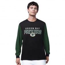 Футболка с длинным рукавом Green Bay Packers Starter Black Thursday Night Gridiron