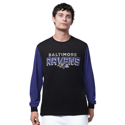 Футболка с длинным рукавом Baltimore Ravens Starter Black Thursday Night Gridiron
