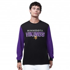 Minnesota Vikings Starter Black Thursday Night Gridiron Long Sleeve T-Shirt