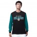 Miami Dolphins Starter Black/Aqua Thursday Night Gridiron Long Sleeve T-Shirt