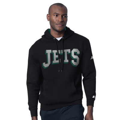 New York Jets Starter Black Thursday Night Gridiron Hoodie