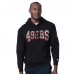 San Francisco 49ers Starter Black Thursday Night Gridiron Hoodie San Francisco 49ers Starter Black Thursday Night Gridiron Hoodie