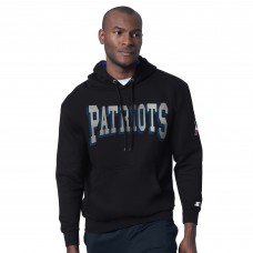 New England Patriots Starter Black Thursday Night Gridiron Hoodie with Vintage Logo