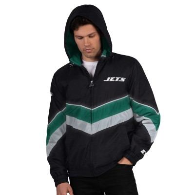 New York Jets Starter Black/Green Thursday Night Gridiron Full-Zip Jacket