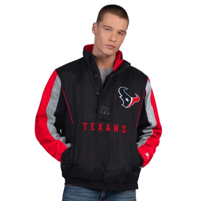 Куртка на короткой молнии Houston Texans Starter Black Thursday Night Gridiron