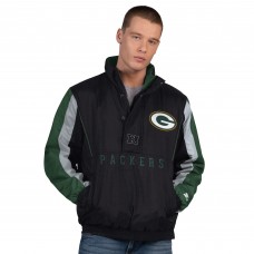 Куртка на короткой молнии Green Bay Packers Starter Black Thursday Night Gridiron