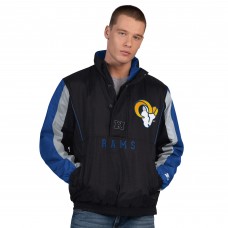 Los Angeles Rams Starter Thursday Night Gridiron Half-Zip Jacket - Black