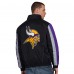 Minnesota Vikings Starter Black Thursday Night Gridiron Half-Zip Jacket