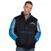 Los Angeles Chargers Starter Black Thursday Night Gridiron Half-Zip Jacket Los Angeles Chargers Starter Black Thursday Night Gridiron Half-Zip Jacket