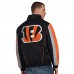 Cincinnati Bengals Starter Black Thursday Night Gridiron Half-Zip Jacket