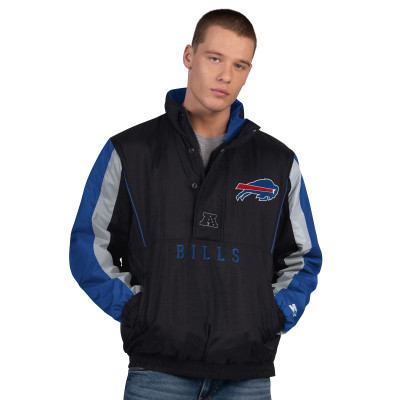 Куртка Buffalo Bills Starter Black Thursday Night Gridiron Half-Zip