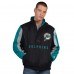 Miami Dolphins Starter Black Thursday Night Gridiron Vintage Logo Half-Zip Jacket