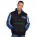 Seattle Seahawks Starter Black Thursday Night Gridiron Vintage Logo Half-Zip Jacket