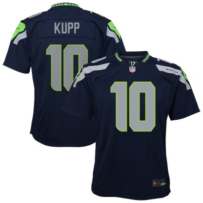 Подростковая Seattle Seahawks Cooper Kupp Nike College Navy Game Jersey