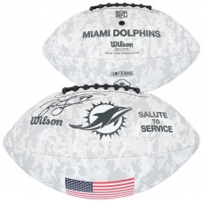 Jason Taylor Miami Dolphins Autographed Fanatics Authentic 2024 Salute To Service Wilson Football