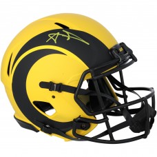 Aaron Donald Los Angeles Rams Autographed Fanatics Authentic Riddell Rave Speed Authentic Helmet Aaron Donald Los Angeles Rams Autographed Fanatics Authentic Riddell Rave Speed Authentic Helmet