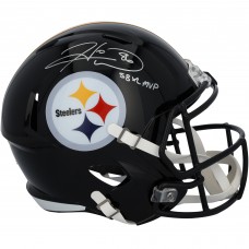 Hines Ward Pittsburgh Steelers Autographed Fanatics Authentic Riddell Speed Replica Helmet with SB XL MVP Inscription