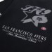Unisex San Francisco 49ers Off Season Black Heavy Jersey Zip-Up T-Shirt