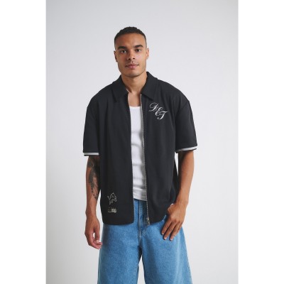 Футболка Unisex Detroit Lions Off Season Black Heavy Jersey Zip-Up