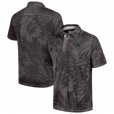 Carolina Panthers Tommy Bahama Black Sport Santiago Paradise Polo