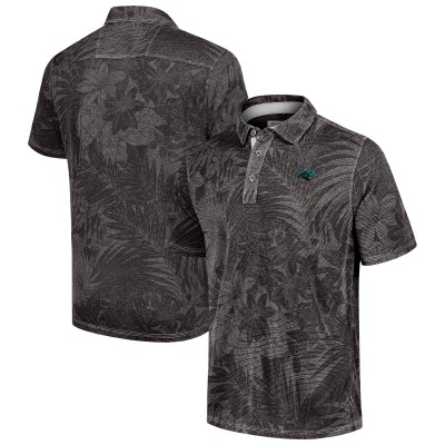 Carolina Panthers Tommy Bahama Black Sport Santiago Paradise Polo