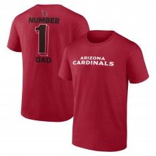 Arizona Cardinals Cardinal #1 Dad Jersey T-Shirt
