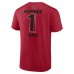 Arizona Cardinals Cardinal #1 Dad Jersey T-Shirt