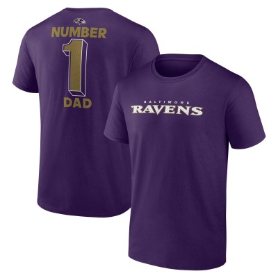 Футболка Baltimore Ravens Purple #1 Dad Jersey