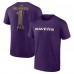 Футболка Baltimore Ravens Purple #1 Dad Jersey
