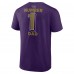 Футболка Baltimore Ravens Purple #1 Dad Jersey