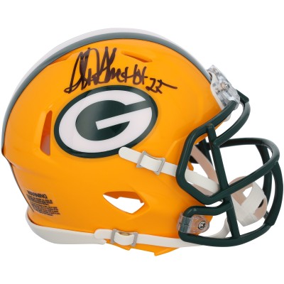 Sterling Sharpe Green Bay Packers Autographed Fanatics Authentic Riddell Speed Mini Helmet with HOF 25 Inscription