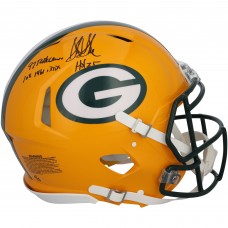 Sterling Sharpe Green Bay Packers Autographed Fanatics Authentic Riddell Speed Authentic Helmet with Multiple Inscriptions - Limited Edition of 5