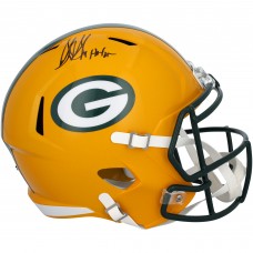 Sterling Sharpe Green Bay Packers Autographed Fanatics Authentic Riddell Speed Replica Helmet with HOF 25 Inscription