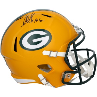 Sterling Sharpe Green Bay Packers Autographed Fanatics Authentic Riddell Speed Replica Helmet with HOF 25 Inscription