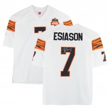 Boomer Esiason Cincinnati Bengals Autographed Fanatics Authentic White Mitchell & Ness Legacy Jersey