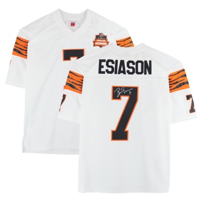 Boomer Esiason Cincinnati Bengals Autographed Fanatics Authentic White Mitchell & Ness Legacy Jersey