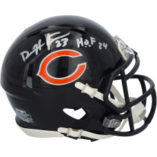 Devin Hester Chicago Bears Autographed Fanatics Authentic Riddell Speed Mini Helmet with 'HOF 24 Inscription