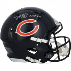 Devin Hester Chicago Bears Autographed Fanatics Authentic Riddell Speed Authentic Helmet with HOF 24 Inscription