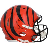 Boomer Esiason Cincinnati Bengals Autographed Fanatics Authentic Riddell Speed Authentic Helmet