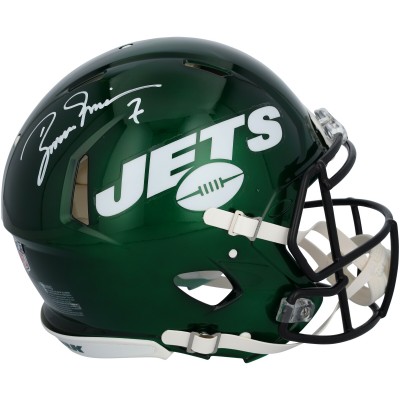 Boomer Esiason New York Jets Autographed Fanatics Authentic Riddell Speed Authentic Helmet