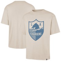 Los Angeles Chargers 47 Tan Bouldering Imprint Ravine Foundation Throwback T-Shirt