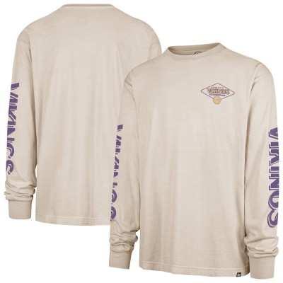 Minnesota Vikings 47 Tan Cairn Ravine Foundation Long Sleeve T-Shirt