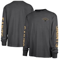 New Orleans Saints 47 Black Cairn Ravine Foundation Long Sleeve T-Shirt