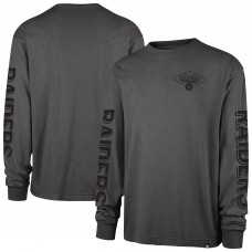 Las Vegas Raiders 47 Black Cairn Ravine Foundation Long Sleeve T-Shirt